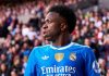 Vinicius Junior di laga Rayo Vallecano vs Real Madrid