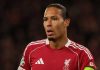 Virgil van Dijk di laga Liverpool vs Real Madrid
