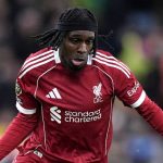 Aksi Jeremie Frimpong di laga Liverpool vs Wolves