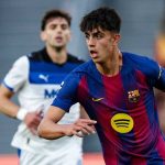 Aksi Marc Bernal di laga Barcelona vs Alaves