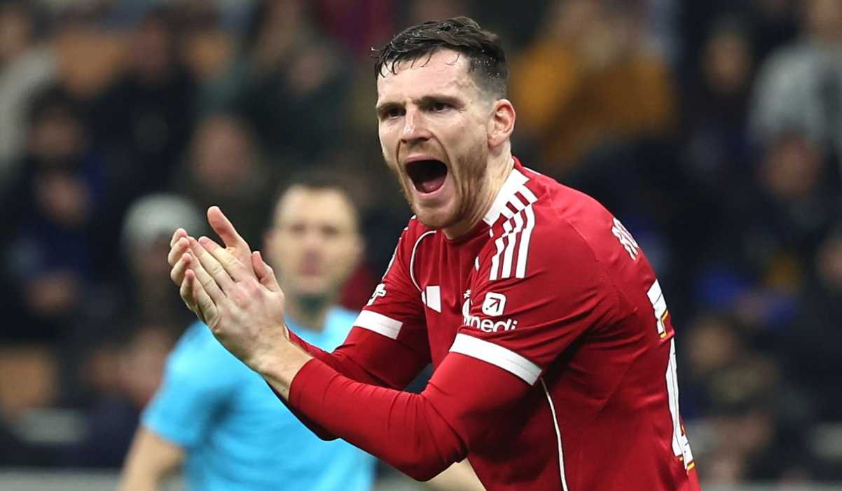 Andrew Robertson di laga Inter Milan vs Liverpool Andrew Robertson di laga Inter Milan vs Liverpool