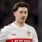 Angelo Stiller di laga VfB Stuttgart vs Maccabi Tel-Aviv FC