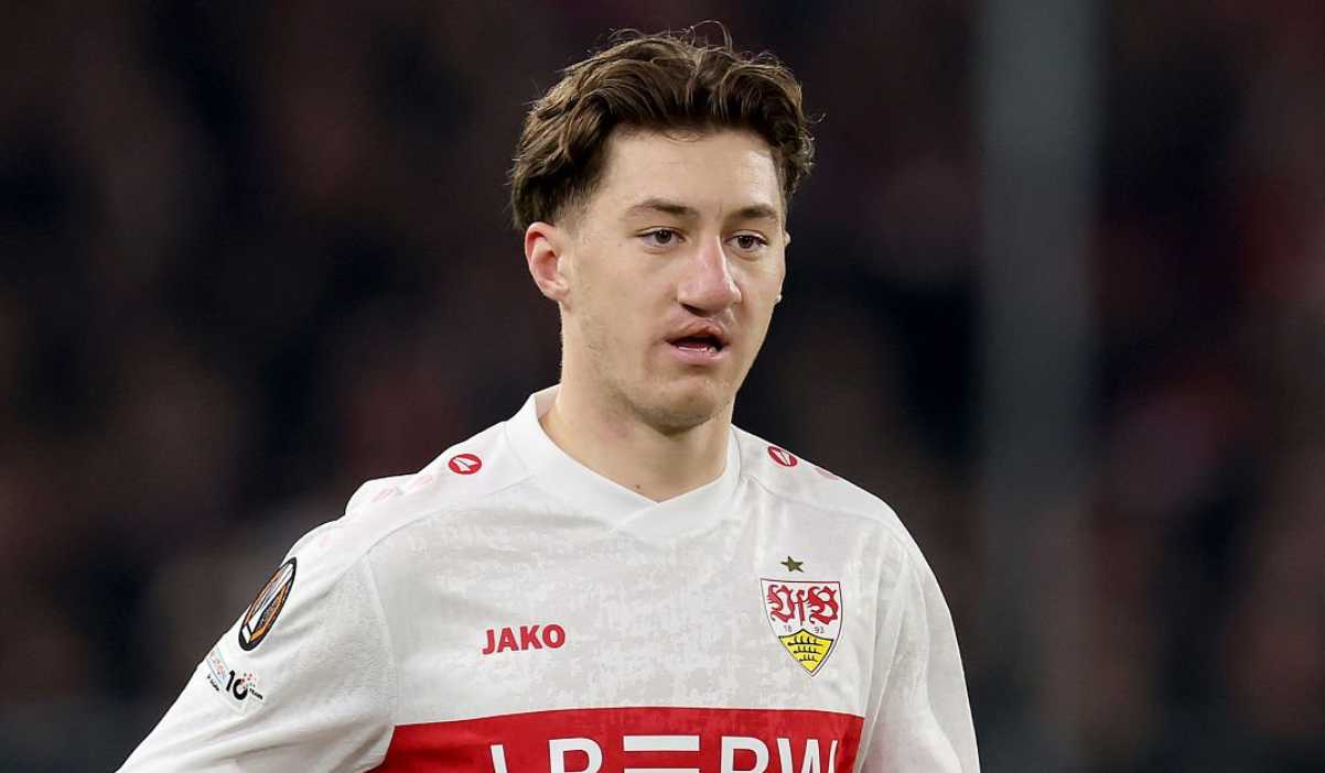 Angelo Stiller di laga VfB Stuttgart vs Maccabi Tel-Aviv FC Angelo Stiller di laga VfB Stuttgart vs Maccabi Tel-Aviv FC