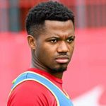 Ansu Fati dalam sesi latihan AS Monaco