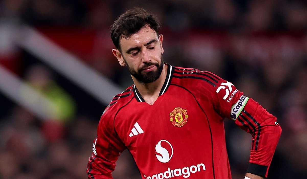 Bruno Fernandes di laga Manchester United vs Bournemouth