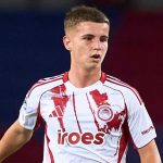 Madrid Ngebet Datangkan Penerus Modric, Tapi Harganya Ngelunjak, Jadi Rp 777 Miliar Christos Mouzakitis di laga Barcelona vs Olympiakos