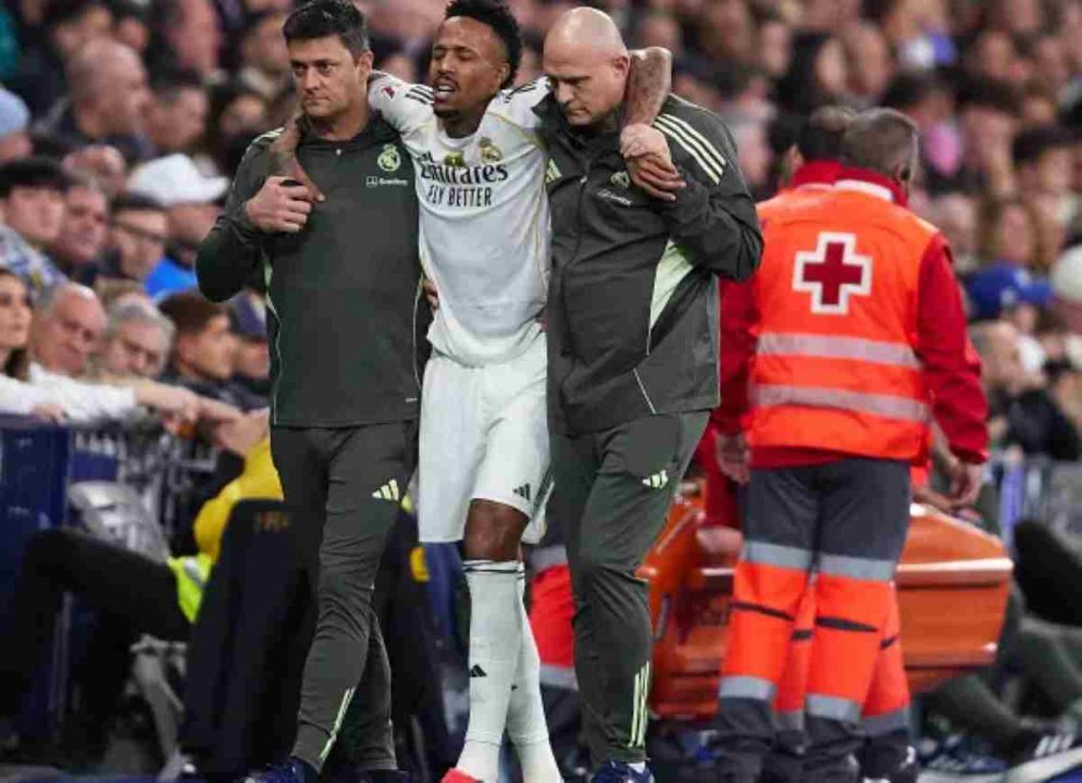 Eder Militao Saat Tinggalkan Lapangan di Laga Real Madrid vs Celta Vigo