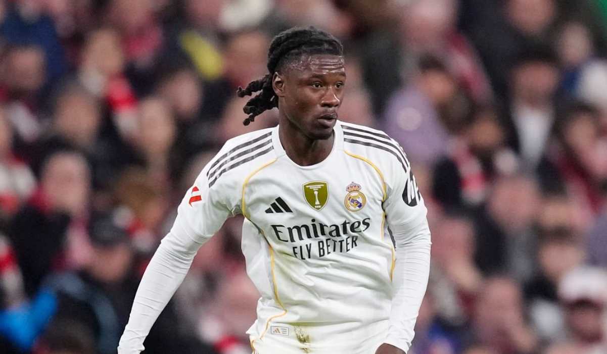 Eduardo Camavinga di laga Athletic Club vs Real Madrid Eduardo Camavinga di laga Athletic Club vs Real Madrid