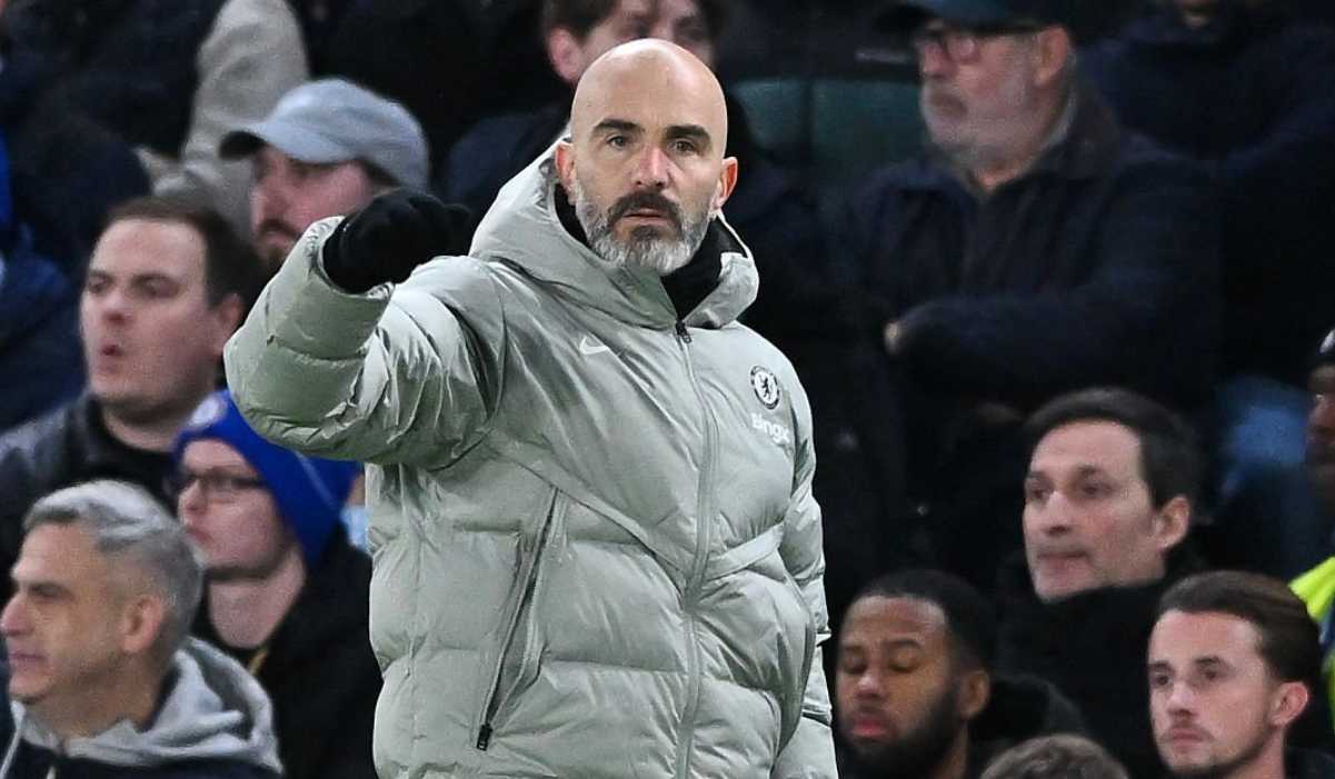 Enzo Maresca di laga Chelsea vs Arsenal