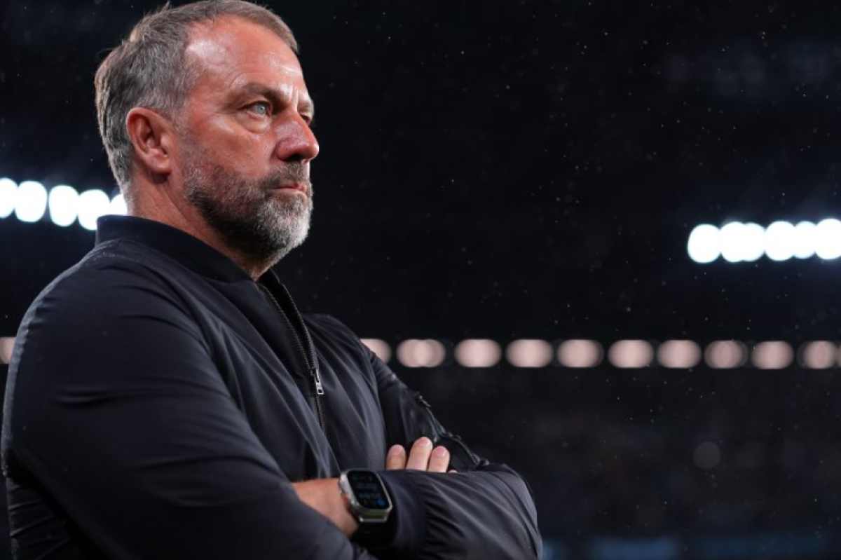 Hansi Flick di Laga vs Alaves