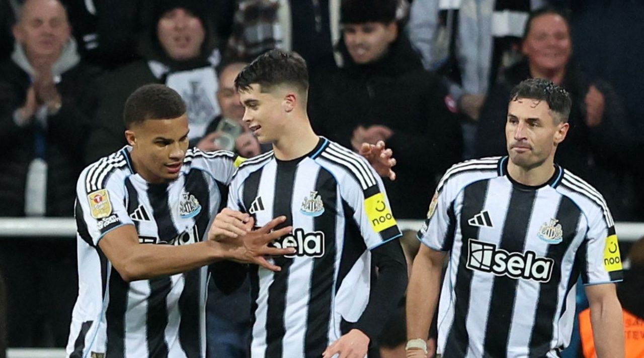 Hasil Newcastle United vs Fulham di Carabao Cup skor akhir 2-1