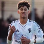 Manchester United Siapkan Laga Kontra The Hammers, Jaga JJ Gabriel, dan Dengar Pesan Baru dari McTominay JJ Gabriel merayakan hattrick ke gawang Liverpool U-18