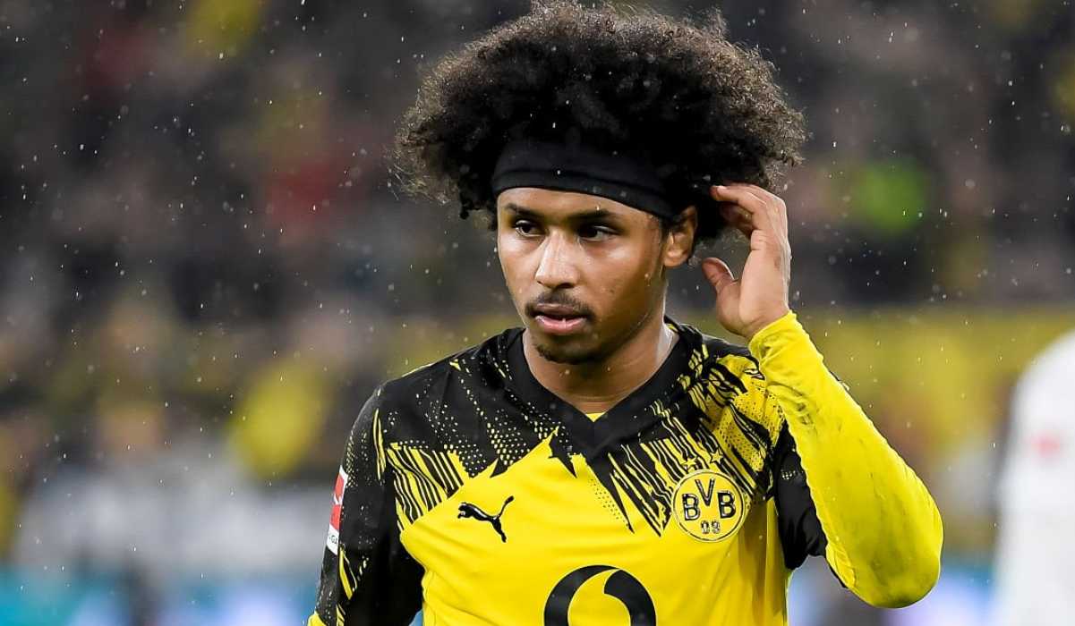 Karim Adeyemi di laga Borussia Dortmund vs Hoffenheim Karim Adeyemi di laga Borussia Dortmund vs Hoffenheim