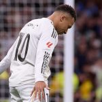 Kylian Mbappe selebrasi siu di laga real Madrid vs Sevilla