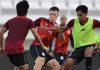 Latihan Tim Borneo FC Jelang Tandang ke Malut United