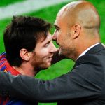 Lionel Messi dan Pep Guardiola