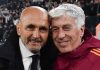 Juventus Menang dan Belajar, Luciano Spalletti Soroti Duel Intens Lawan Roma Luciano Spalletti foto bersama Gian Piero Gasperini