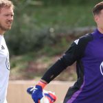 Marc-Andre ter Stegen dalam Sebuah Sesi Latihan di Timnas Jerman