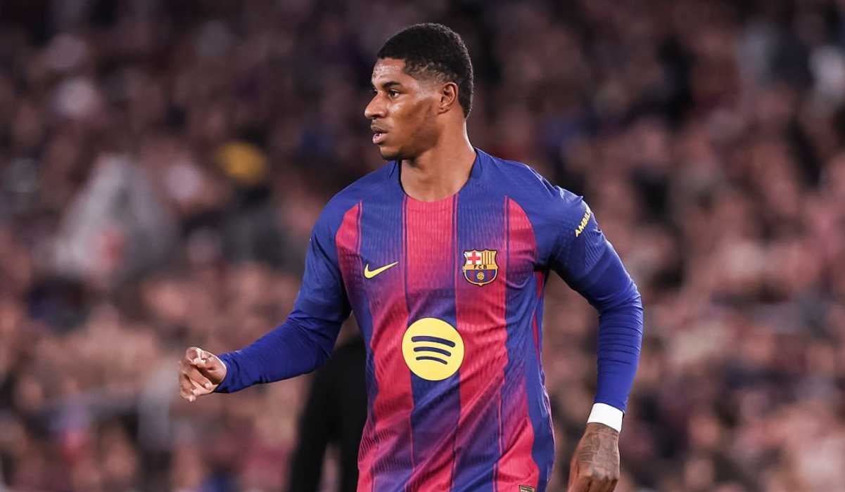 Marcus Rashford di laga Barcelona vs Alaves