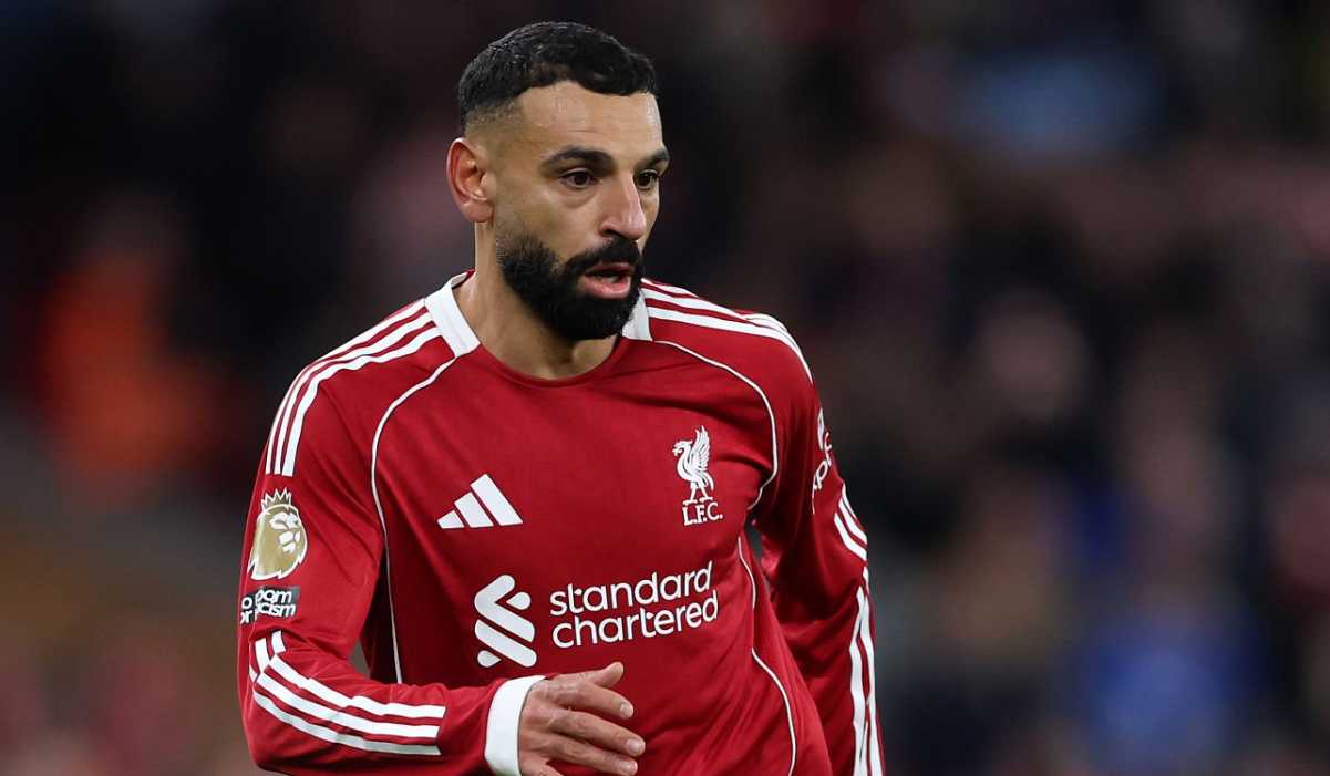 Mohamed Salah di laga Liverpool vs Sunderland