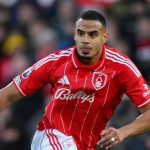 Murillo di laga Nottingham Forest v Tottenham Hotspur