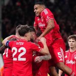 Barcelona Tetapkan Target Bek Baru, Harga Murillo dan Situasi Finansial Jadi Tantangan Murillo merayakan gol rekannya di laga Nottingham vs Malmo