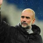 Pep Guardiola di laga Manchester City vs Brentford