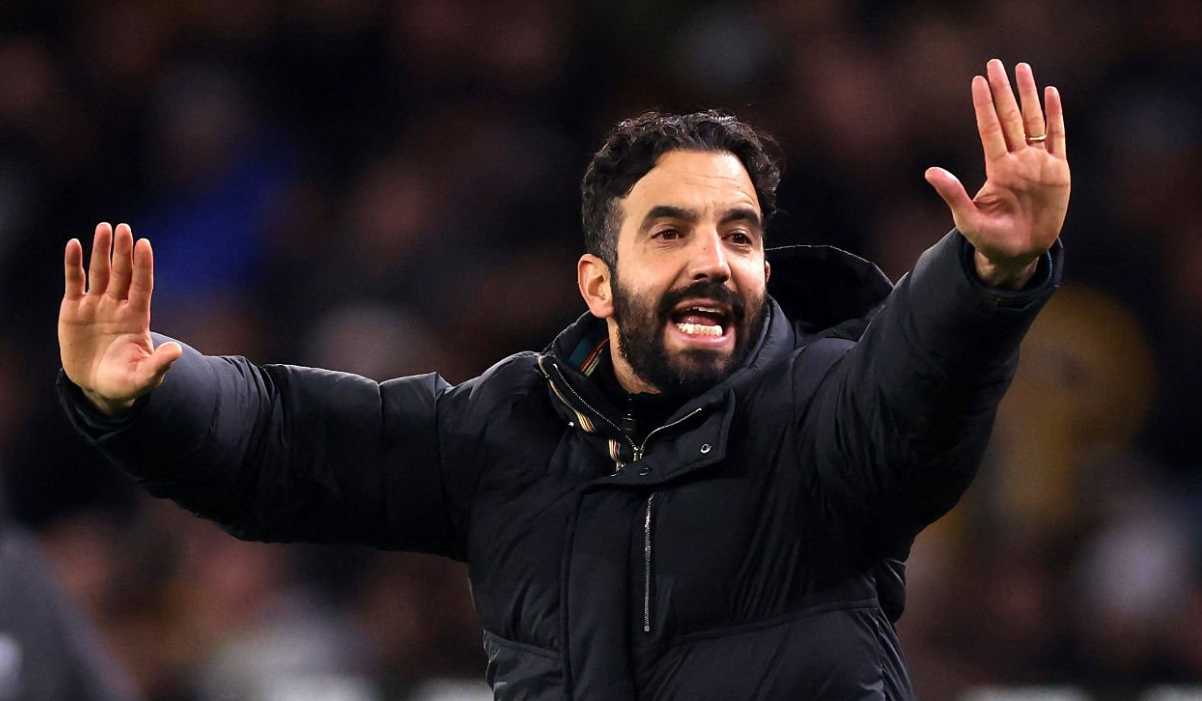 Ruben Amorim di laga Wolves vs Manchester United Ruben Amorim di laga Wolves vs Manchester United