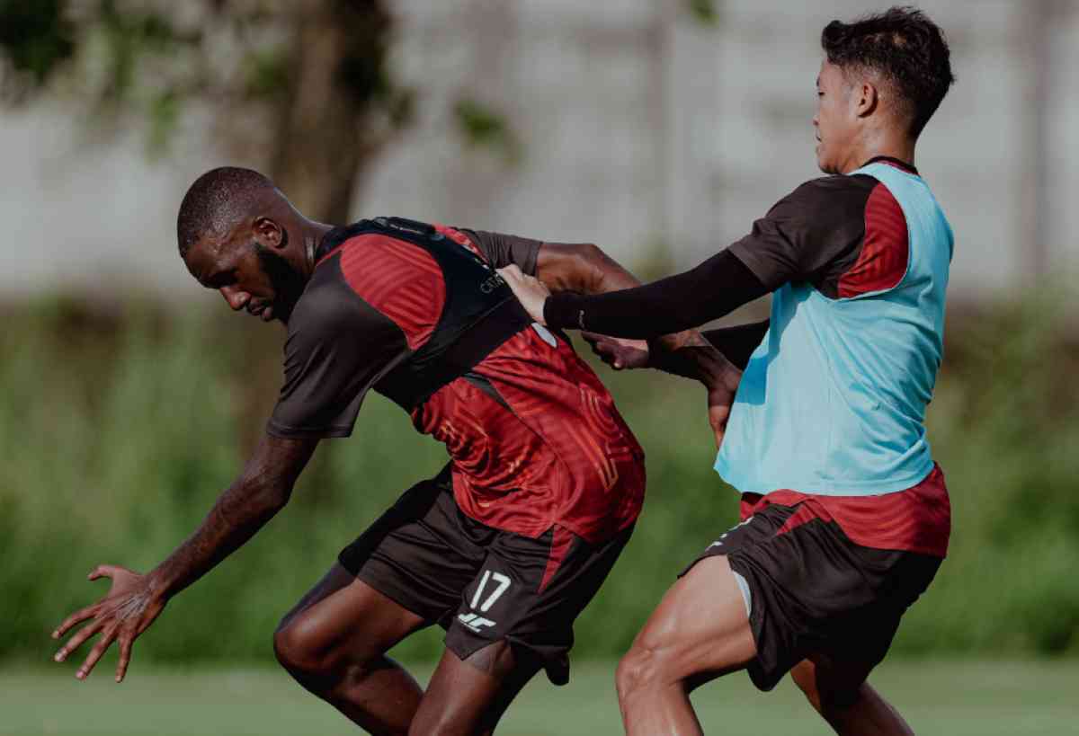 Sesi Latihan Persija Jelang Menjamu Bhayangkara FC