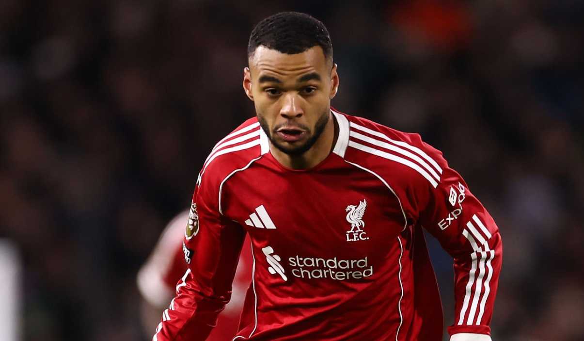 Aksi Cody Gakpo di laga Fulham vs Liverpool