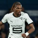 Aksi Jeremy Jacquet di laga PSG vs Rennes di Ligue 1