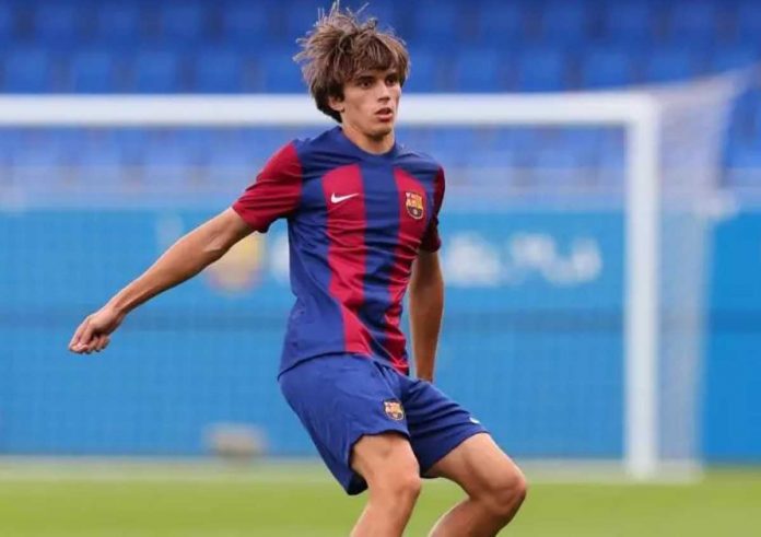 Andres Cuenca di sebuah laga di Barcelona B Andres Cuenca di sebuah laga di Barcelona B