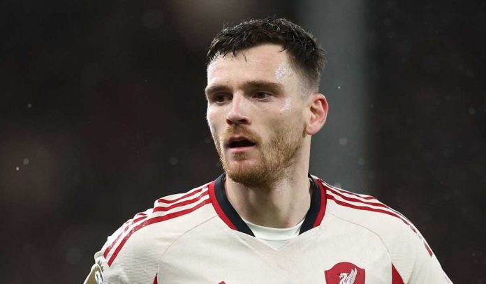 Andrew Robertson di laga Bournemouth vs Liverpool di Premier League