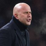 Arne Slot di laga Arsenal vs Liverpool