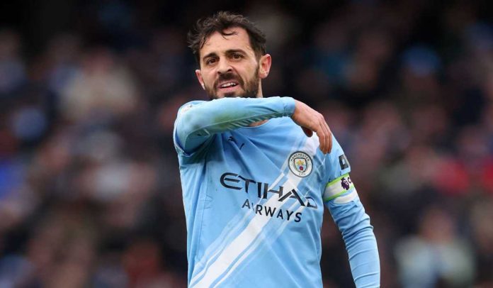 Bernardo Silva di laga Manchester City vs Wolves di Premier League Bernardo Silva di laga Manchester City vs Wolves di Premier League