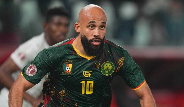 Bryan Mbeumo di laga Piala Afrika Kamerun vs Maroko Bryan Mbeumo di laga Piala Afrika Kamerun vs Maroko
