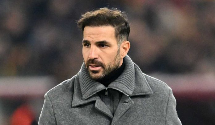 Cesc Fabregas di laga AS Roma vs Como