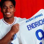 Endrick saat diperkenalkan Lyon