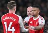 Gabriel Jesus masuk menggantikan Viktor Gyokeres di laga Arsenal v Wolverhampton Wanderers di Premier League