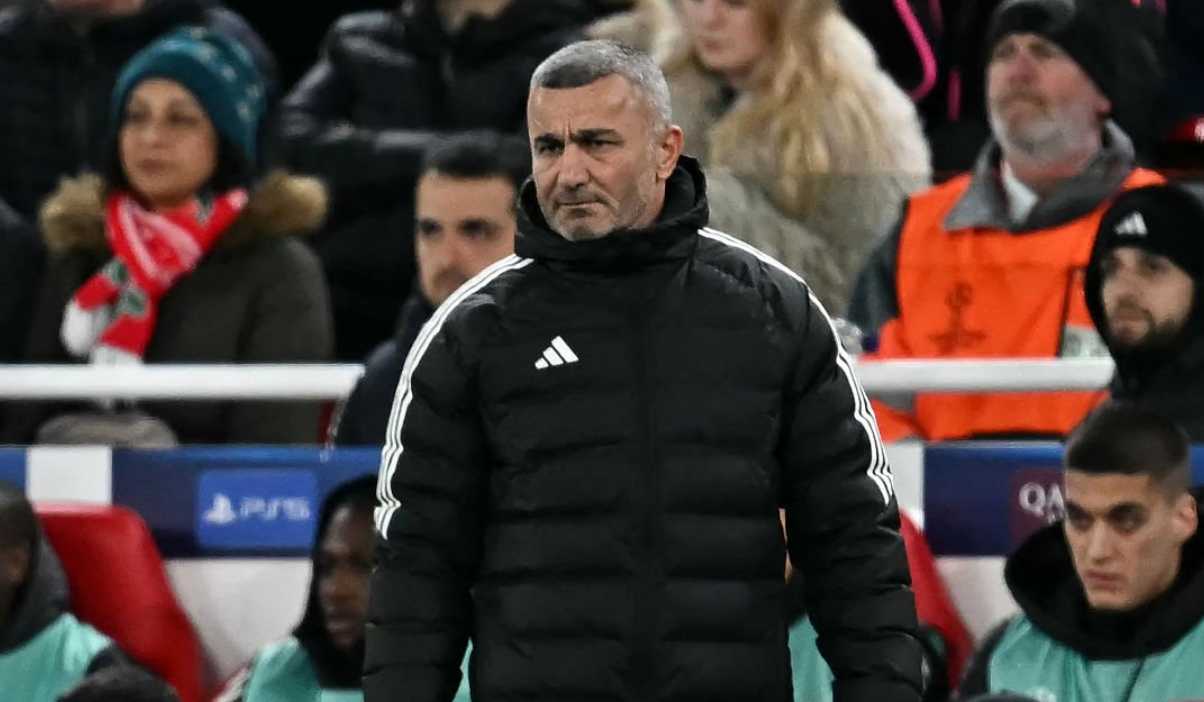 Gurban Gurbanov di laga Liverpool vs Qarabag di Liga Champions