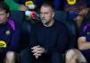 Hansi Flick dan Staf Kepelatihannya di Bench Barcelona