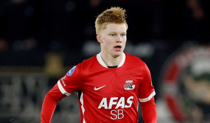 Kees Smit di laga AZ vs Ajax