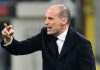 Massimiliano Allegri di laga AC Milan vs Lecce di Serie A
