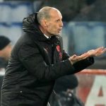 Massimiliano Allegri di laga AS Roma vs AC Milan di Serie A
