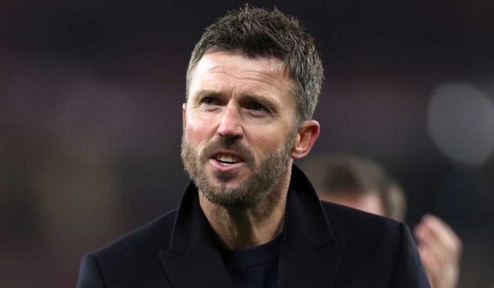 Michael Carrick di laga Arsenal vs Manchester United di Premier League Michael Carrick di laga Arsenal vs Manchester United di Premier League