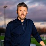 Michael Carrick saat diperkenalkan sebagai pelatih interim Manchester United