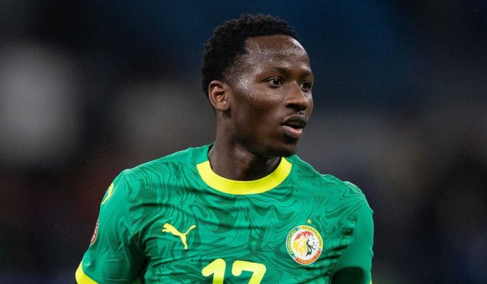 Pape Matar Sarr di laga Benin vs Senegal di Piala Afrika Pape Matar Sarr di laga Benin vs Senegal di Piala Afrika