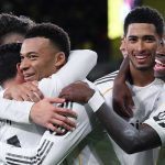 Perubahan Cepat di Madrid, Mantan Pelatih Pertanyakan Apa Kerja Xabi Alonso Sebelumnya Para pemain Real Madrid merayakan gol yang dicetak Kylian Mbappe ke gawang Villarreal di La Liga