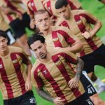 Sesi latihan skuad Dewa United jelang menjamu Arema FC di pekan ke-18