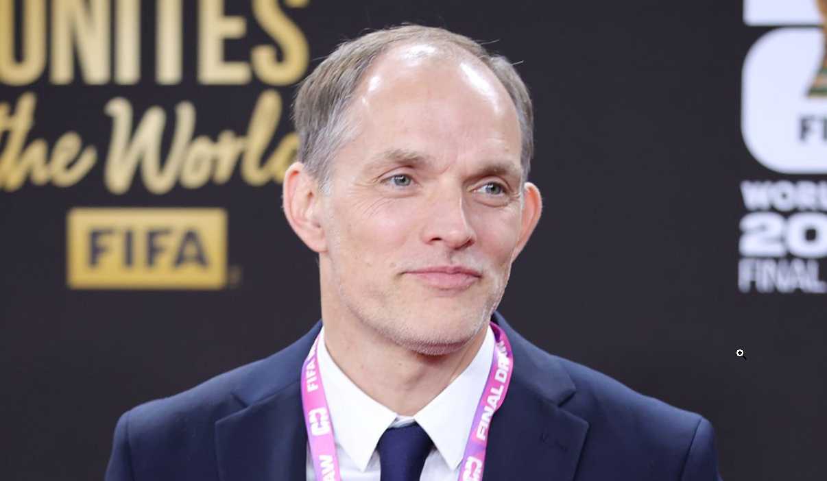 Thomas Tuchel saat menghadiri undian Piala Dunia Thomas Tuchel saat menghadiri undian Piala Dunia